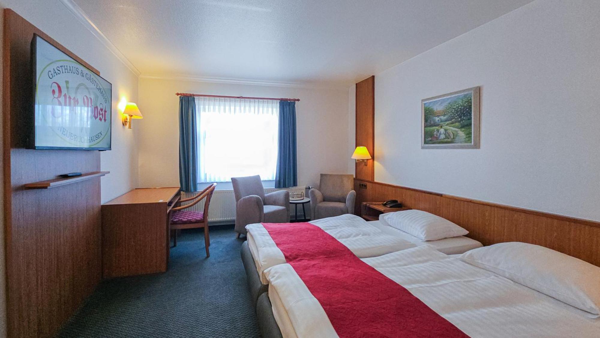Hotel Zur Post Neubruchhausen Buitenkant foto